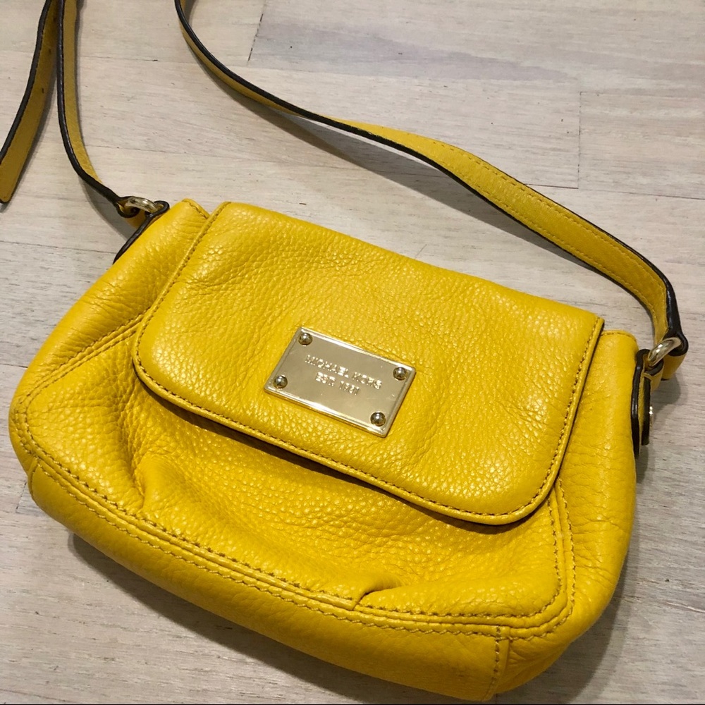 Michael Kors Mustard Yellow Crossbody